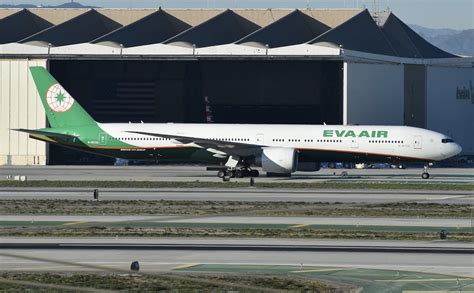 EVA Air flight BR12 .